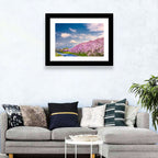 Mount Fuji Cherry Blossoms Wall Art