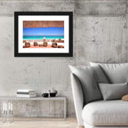 Beach Resort Balcony View Wall Art