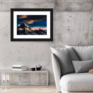 Mt Masherbrum Sunset Wall Art