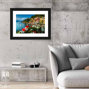 Lake Como Harbor Wall Art