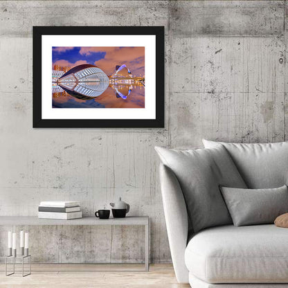 Valencia City of Arts and Sciences Twilight Wall Art