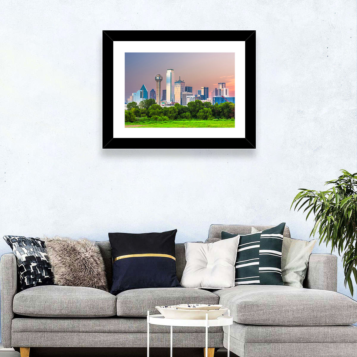Dallas Golden Hour Skyline Wall Art