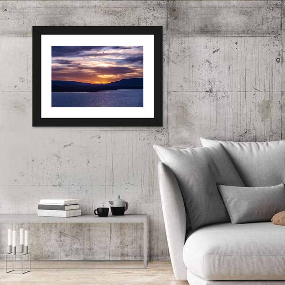 Abiquiu Lake Sunset Glow Wall Art