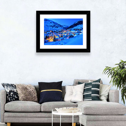 Andermatt Winter Village Wall Art