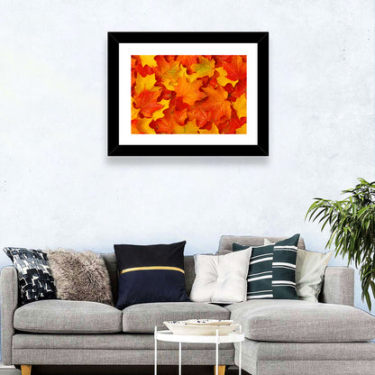 Autumn Maple Leaves Wall Art