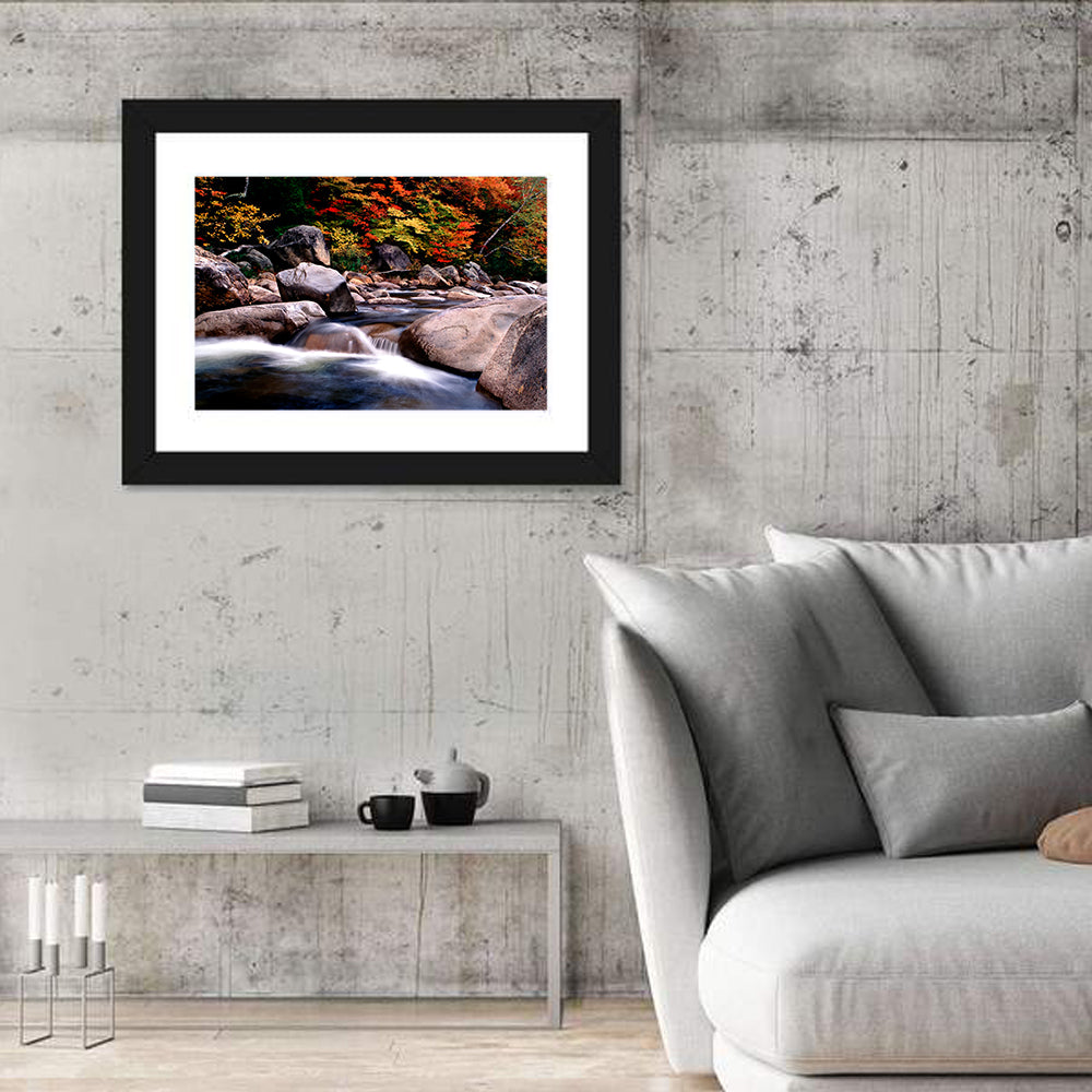 New Hampshire Autumn Stream Wall Art