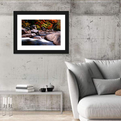 New Hampshire Autumn Stream Wall Art