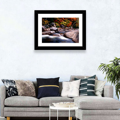New Hampshire Autumn Stream Wall Art