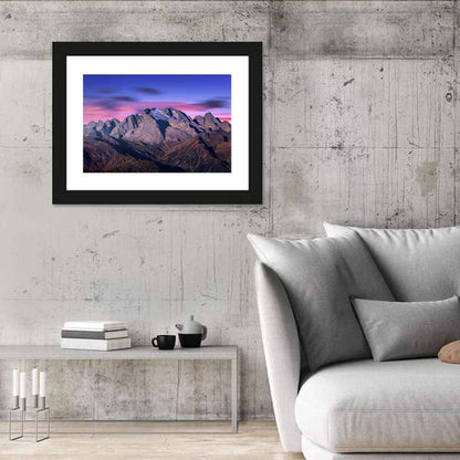 Marmolada Peak at Dusk Wall Art