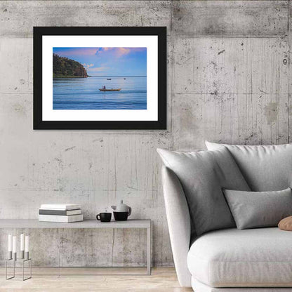Wooden Boat on Lake Tanganyika Wall Art