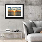 Texoma Lake Sunset Wall Art