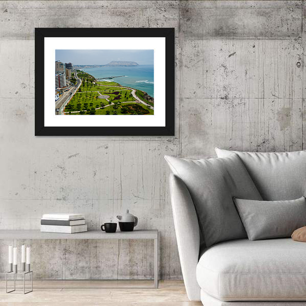 Miraflores Park Overlook, Lima Wall Art in a room, landscape
