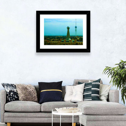 Baghdad Clock Tower Cityscape Wall Art