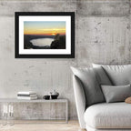 Lake Nemi Golden Sunset Wall Art