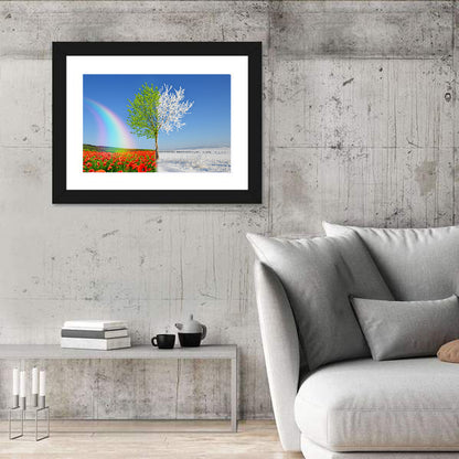 Seasonal Split Landscape Wall Art