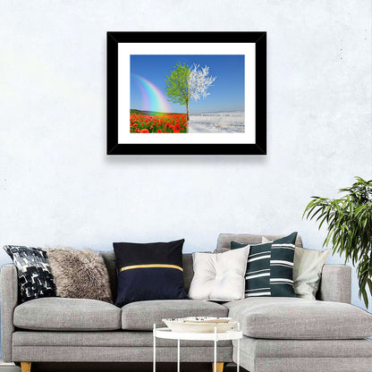 Seasonal Split Landscape Wall Art