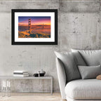 Golden Gate Bridge at Sunset Wall Art
