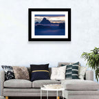 Dolomites Sunrise Silhouette Wall Art
