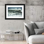 Stormy Coastline Wave Wall Art