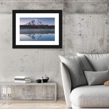 Mount Adams Sunrise Reflection Wall Art
