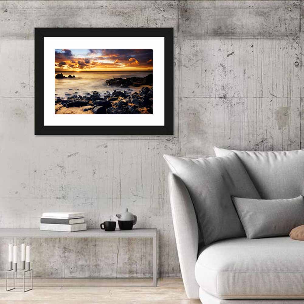 Phillip Island Sunset Silhouettes Wall Art
