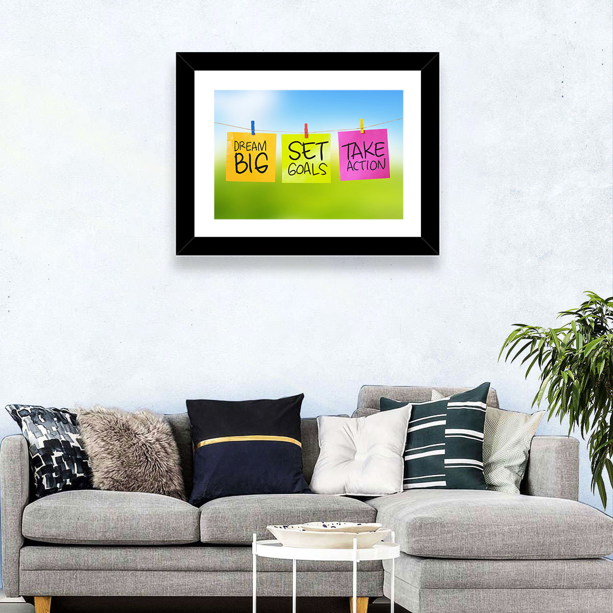 Dream Big Sticky Note Trio Wall Art