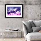 Venice Beach Palm Silhouettes Wall Art