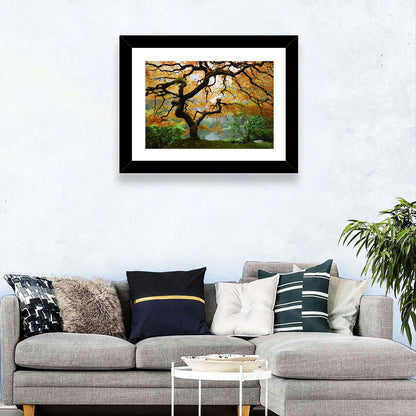 Japanese Autumn Maple Wall Art