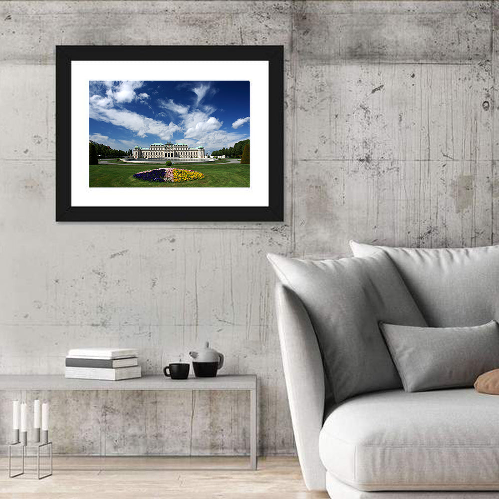 Upper Belvedere Palace Vienna Wall Art in a room, landscape