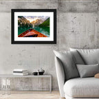 Boat Bow at Lago Di Braies Wall Art