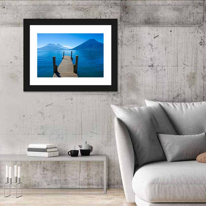 Lake Atitlán Pier View Wall Art