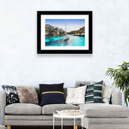 Menorca Cove Sailboat Wall Art