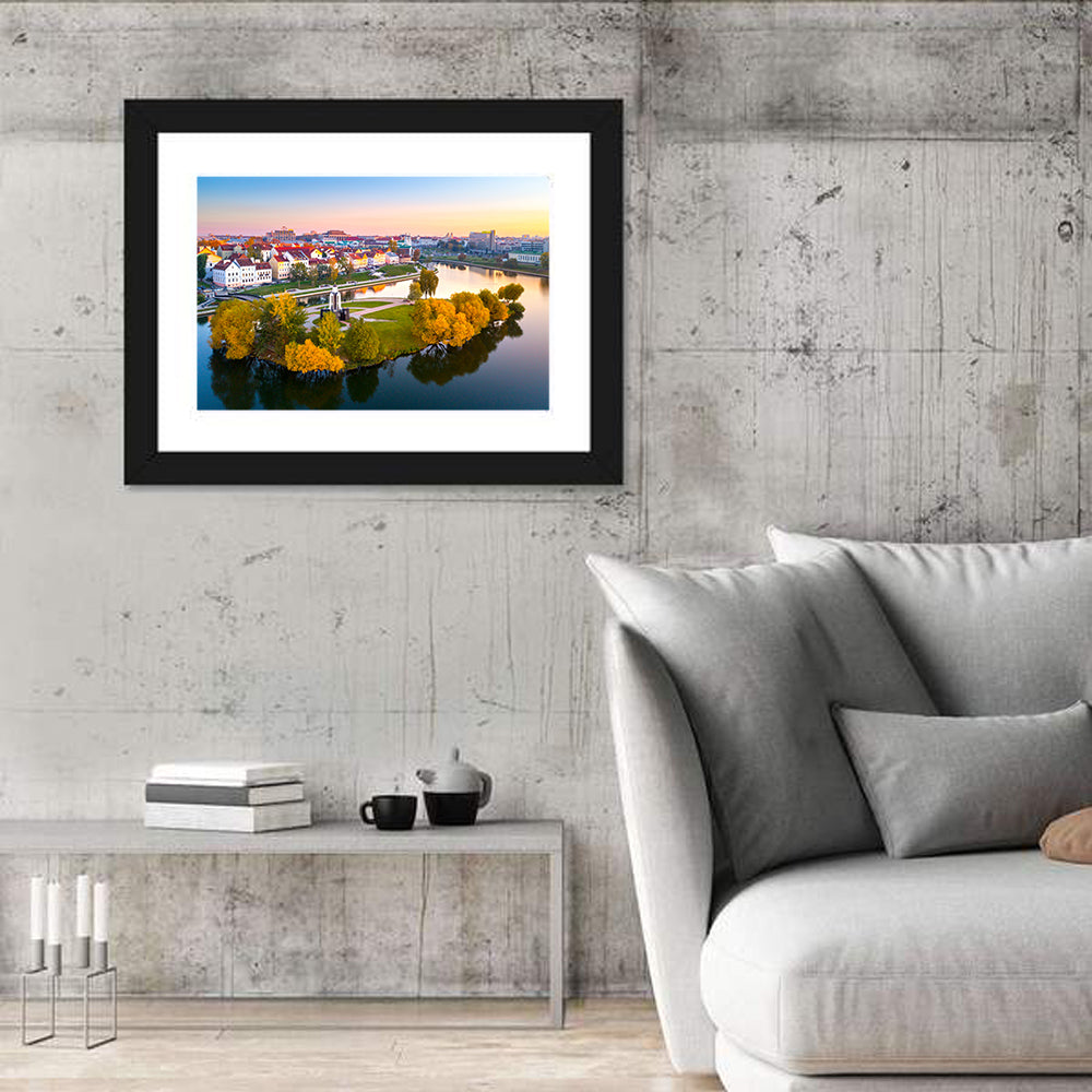 Minsk Island of Tears Golden Dusk Wall Art