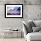 Purple Night Beach Wall Art
