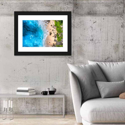 Bali Aerial Beach View Wall Art