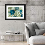 Layered Pastel Paper Flowers Wall Art