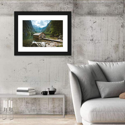 House on Lake Obersee Wall Art