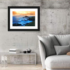 Phillip Island Cliffs at Sunset Wall Art