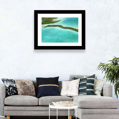 Turquoise Bahamas Islands Wall Art