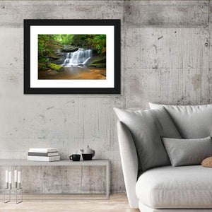 Blue Ridge Mountains Waterfall Wall Art