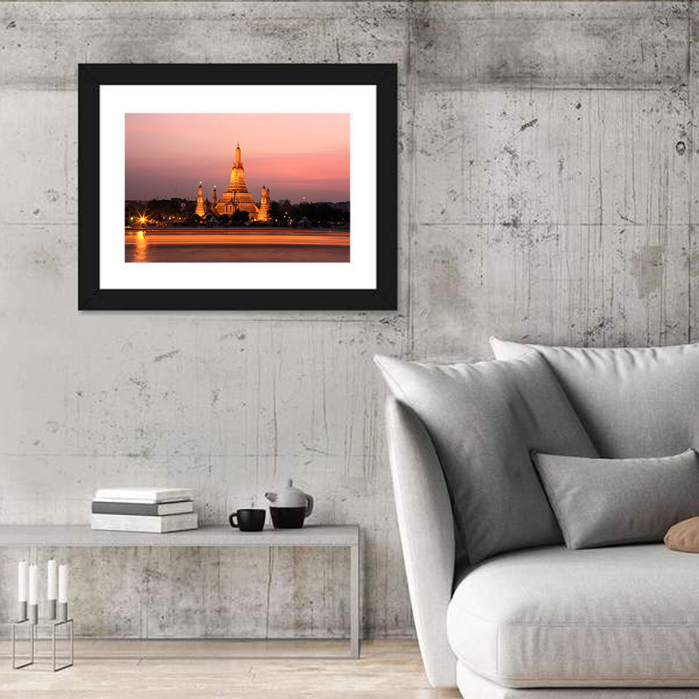 Wat Arun at Dusk Wall Art