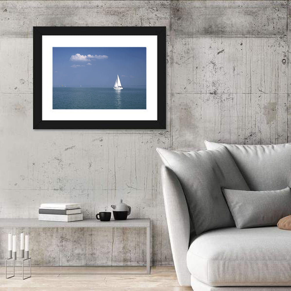 Sailboat on Lake Balaton Wall Art