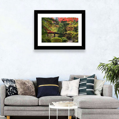 Rinoji Temple Autumn Garden Wall Art