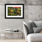 Rinoji Temple Autumn Garden Wall Art