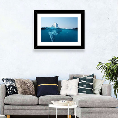 Split-level Iceberg Wall Art