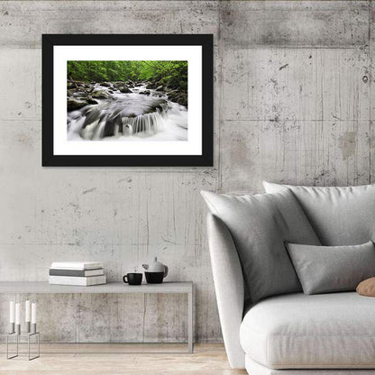 Smoky Mountains Cascading Stream Wall Art