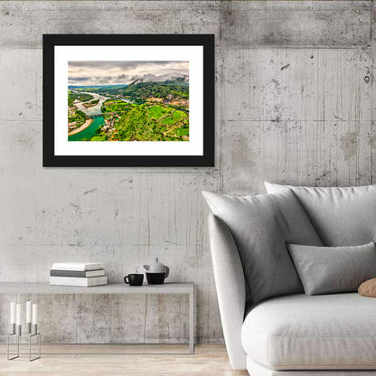 Rozafa Castle River Valley View Wall Art
