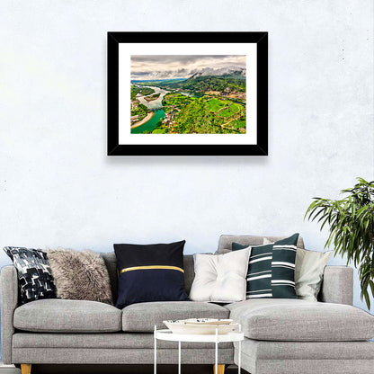 Rozafa Castle River Valley View Wall Art