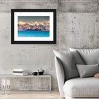 Karakul Lake at Golden Hour Wall Art