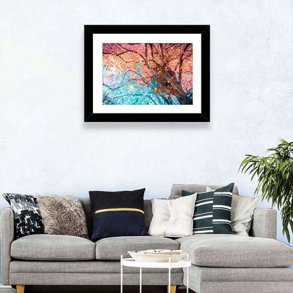 Autumn Canopy Abstract Wall Art